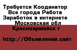 Требуется Коодинатор - Все города Работа » Заработок в интернете   . Московская обл.,Красноармейск г.